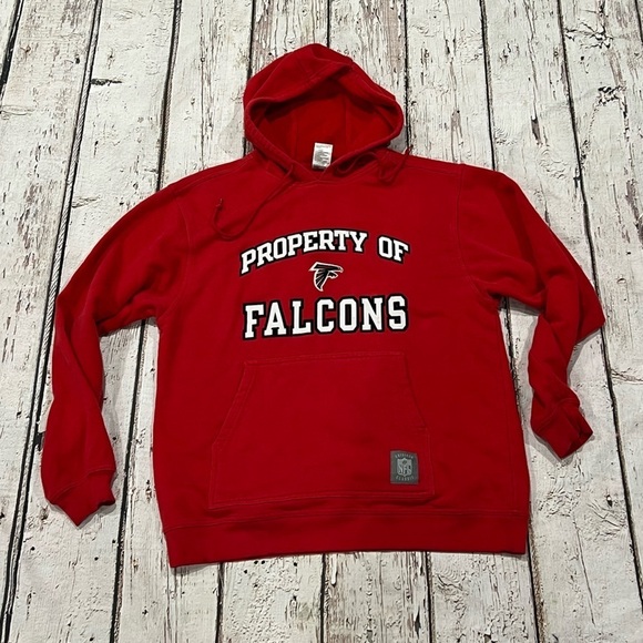 Atlanta Falcons Stitched Reebok Gridiron Classics NFL Football Hoodie Sweatshirt - Picture 1 of 7